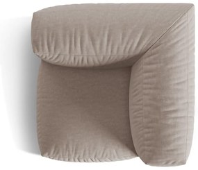 Beżowy moduł sofy (strona zmienna) Martina – Micadoni Home