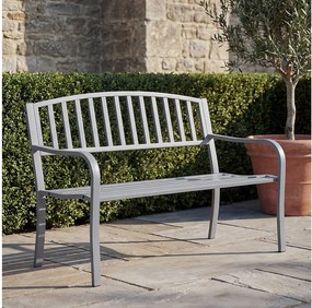 Ławka ogrodowa MCW-F43, szara