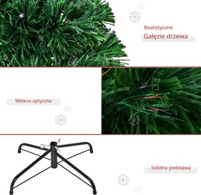Choinka sztuczna zielona 120 cm homcom