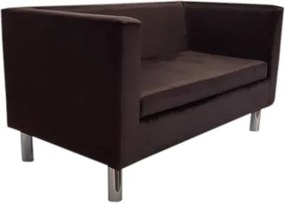 Sofa Monaco : Kolor nogi - Chrom, Kolor tkaniny - VELVET - MG05, Typ tkaniny - Velvet, Wysokość nogi - 15 cm