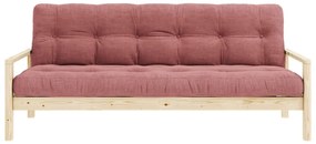 Różowa rozkładana sofa 205 cm Knob – Karup Design