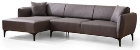Ciemnoszara sofa narożna Belissimo, narożnik lewy – Balcab Home