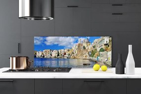 Panel Szklany Zabytkowe Miasto nad Zatoką