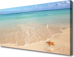 Obraz na płótnie Rozgwiazda na Piasku