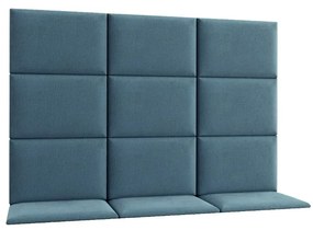 Zestaw 12 paneli tapicerowanych QUADRATTA 180x120 morski ELTAP