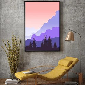 Plakat - Górski krajobraz (A4)