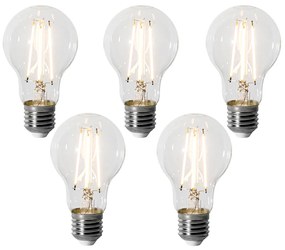 Zestaw 5 E27 dimbare LED lamp A60 6W 500 lm 2200K
