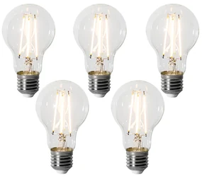 Zestaw 5 E27 dimbare LED lamp A60 6W 500 lm 2200K
