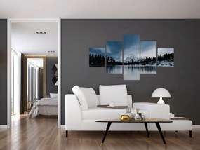 Obraz - Na zamarzniętym jeziorze (125x70 cm)