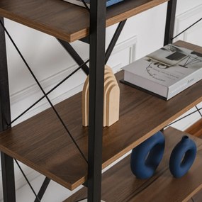 Regał Elysian Walnut and Black
