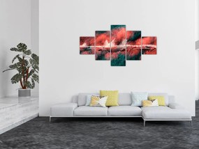 Obraz - Wybuch nafty (125x70 cm)