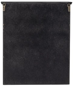 Czarna witryna z litego drewna jodłowego wisząca 51,5x66,5x22,5 cm Hazem – Bloomingville