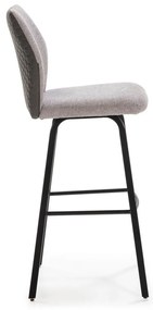Jasnoszare hokery zestaw 2 szt. 75 cm Pol – Marckeric