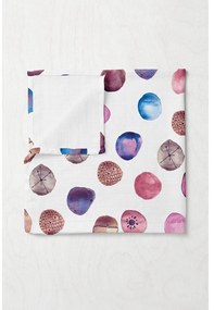 Biały koc dziecięcy muślinowy 75x100 cm Shells – Mijolnir