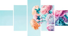 Obraz - Kwiaty w wazonie (125x70 cm)