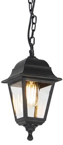 Zewnetrzna Klasyczna lampa wisząca zewnętrzna czarna IP44 - Capital klasyczny/Antyczny Oswietlenie zewnetrzne
