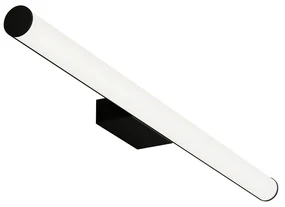 Czarny kinkiet SULION Caspio, dł. 90 cm