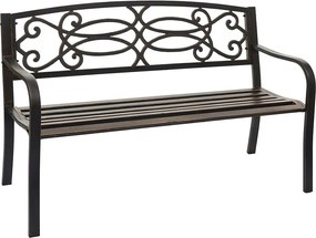 Ławka ogrodowa MCW-F44,  zabytkowy brąz