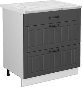 Szafka dolna do kuchni antracytowy domek wiejski 80x60x82 fame-line