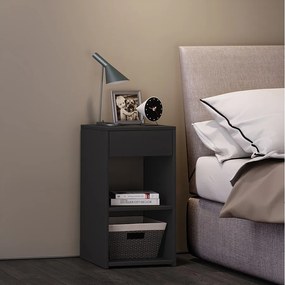 Drewniany stół nocny Sledo szuflada Maxi