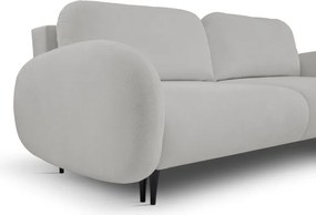 Sofa SOFT z funkcja spania i pojemnikiem JASNY SZARY RUN AGAIN 80