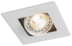 Inteligentny reflektor wpuszczany biały z WiFi GU10 z możliwością przechylania - Artemis