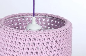 Lampa wisząca COTTON 25 fioletowa BPS KONCEPT