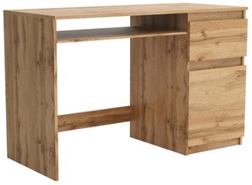Biurko komputerowe młodzieżowe szkolne 120 cm REMI1 Dąb Wotan