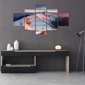 Obraz - Zimowa panorama górska II. (125x70 cm)