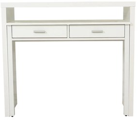 Biała konsola/biurko wysuwane Woodman Desk