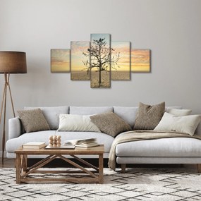 Obraz - Drzewo na pustyni (125x70 cm)