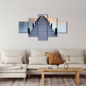 Obraz - Molo nad jeziorem Starnberger, Bavaria, Germany (125x70 cm)