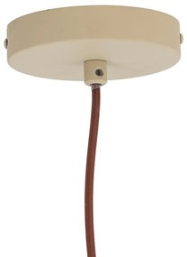 Kremowa lampa wisząca z metalowym kloszem ø 40 cm Lacya – Bloomingville