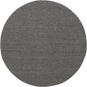Dywan jednolity Lomm Szary 120 cm x 120 cm koło