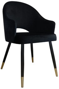 Krzesło obrotowe Velvet podstawa czarno-złota MG19