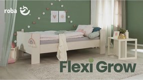 Beżowe piętrowe łóżko dziecięce bez stelaża 90x200 cm Double – Roba