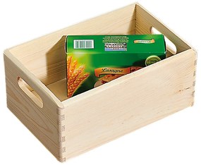 Pudełko drewniane do przechowywania, organizer sosnowy, 30 x 20 cm, Kesper
