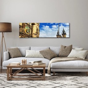 Obraz - Praski zegar astronomiczny (170x50 cm)