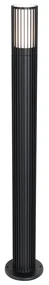 Zewnetrzna Designerska lampa ogrodowa słupkowa czarna 80 cm IP44 - BorisDesignerski Oswietlenie zewnetrzne