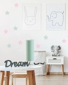 Dziecięca lampka nocna na chromowanym stelażu - R7-S82