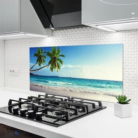 Panel nad blat kuchenny Tropikalna Palma na Wybrzeżu
