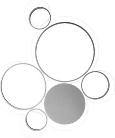 Lampa sufitowa LED Pois-Silver