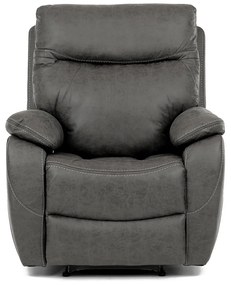 Fotel rozkładany 4092 GREY3, vintage, szary