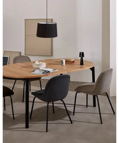 Okrągły rozkładany stół w dekorze dębu ø 120 cm Montuiri – Kave Home