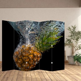Parawan - Ananas w wodzie (210x170 cm)