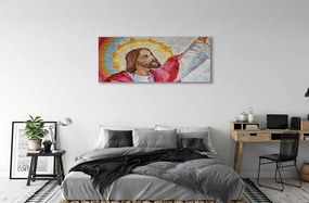 Obraz na płótnie Mozaika z Wizerunkiem Jezusa