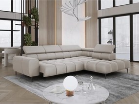 Narożnik PLAZA L wolnostojący Prawostronny w tkaninie Promocyjnej SOLAR 16 WERSAL