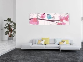 Obraz - Czas miłości (170x50 cm)