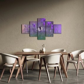 Obraz - Motyl w lawendach (125x70 cm)