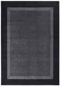 Dywan nowoczesny Basic czarno-szary 120 cm x 170 cm